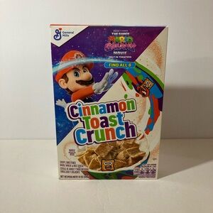 General Mills Cinnamon Toast Crunch Super Mario Galaxy Cereal Box